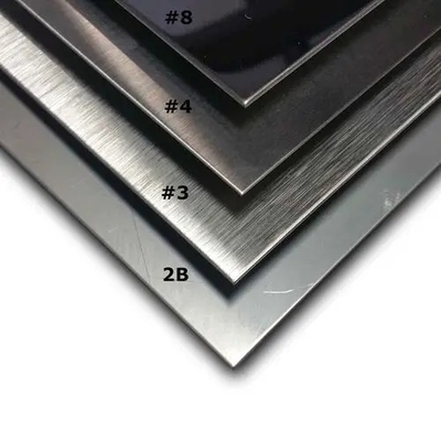 AISI 4mm / 10mm الفولاذ المقاوم للصدأ لوحة BA 316 التخصيص الأساسي