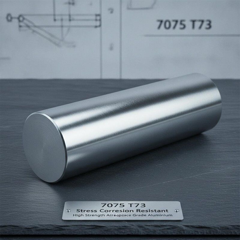 7075 T73 المقاوم للتآكل العالي القوة الصف الألومنيوم المستديرة