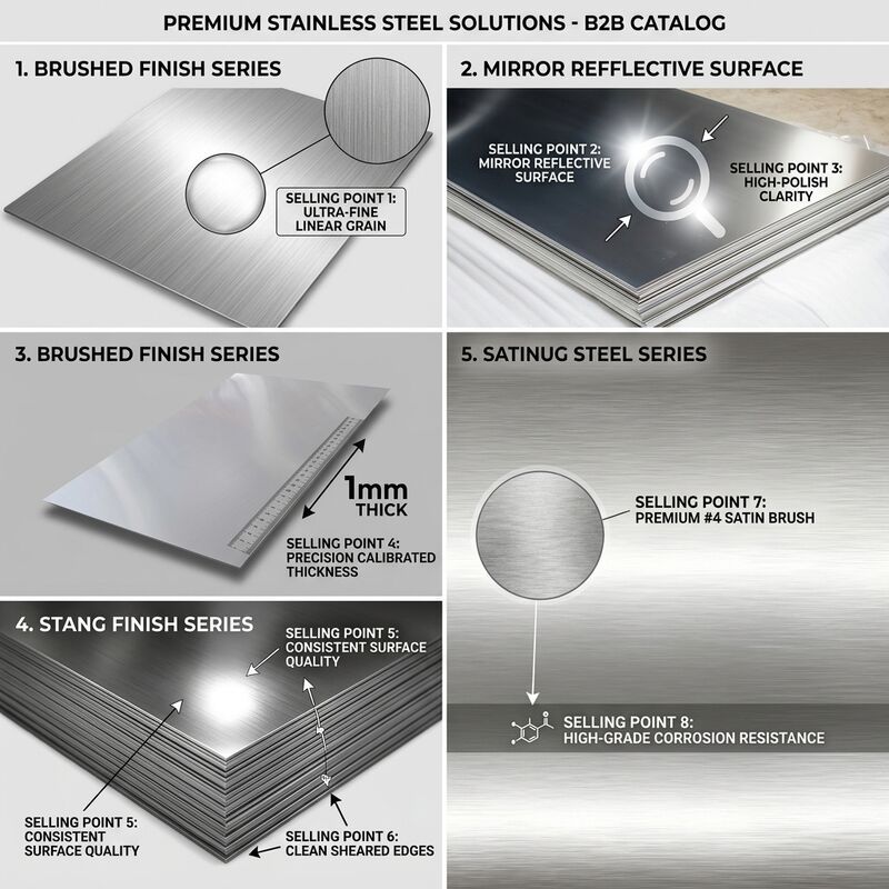 8K Super Mirror Finish 304 ورقة الفولاذ المقاوم للصدأ مع 95٪ الانعكاس ومقاومة للتآكل 304 الركيزة لتغطية المصعد